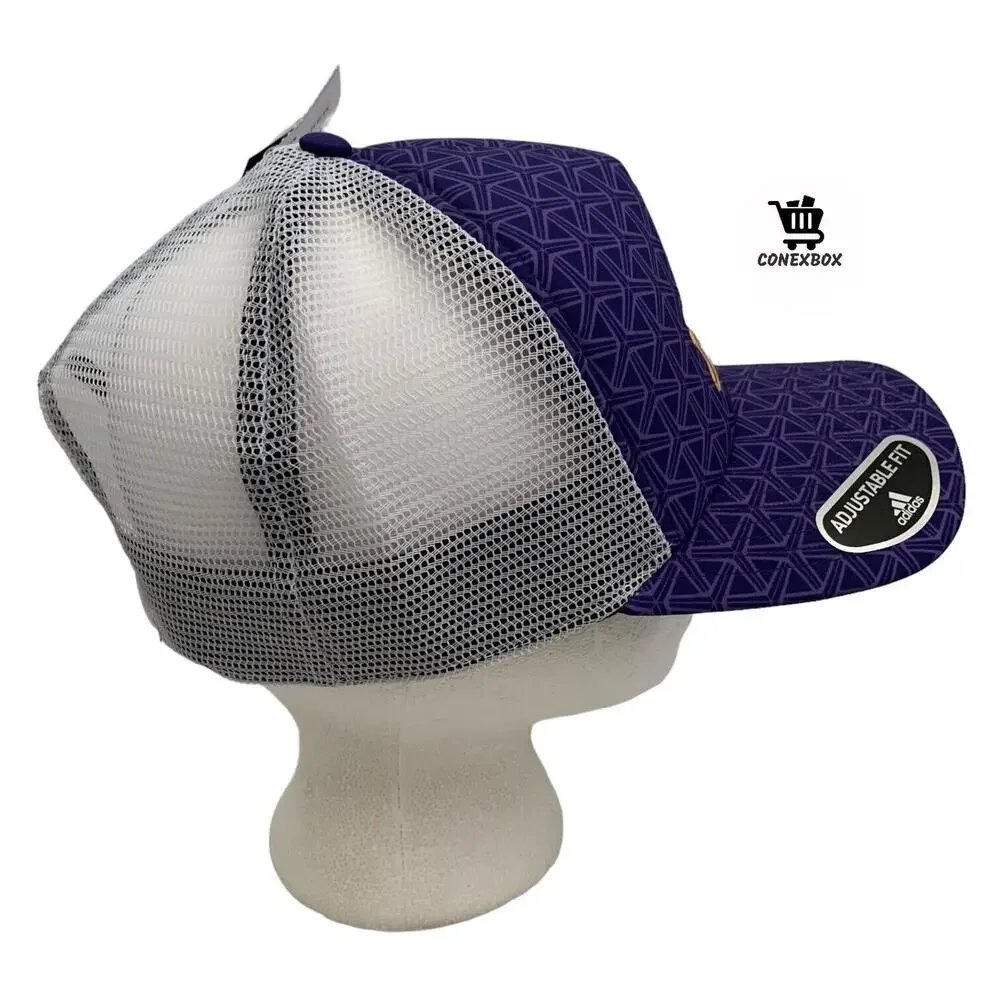 Adidas Alcorn State Braves Foam Trucker Vented Adjustable Snapback Hat Cap NEW